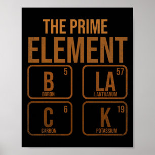 Poster Noir L'Élément Premier