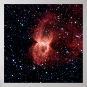 Poster noir Nebula Veuve