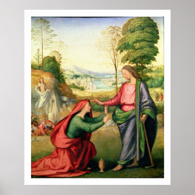 Poster Noli me Tangere, c.1508 (huile sur toile) (Devant)