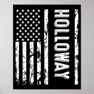 Poster Nom de famille Holloway Nom de famille drôle Équip