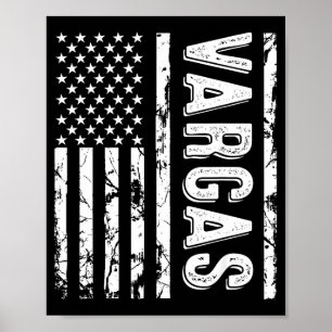 Poster Nom de famille Vargas Nom de famille drôle Équipe