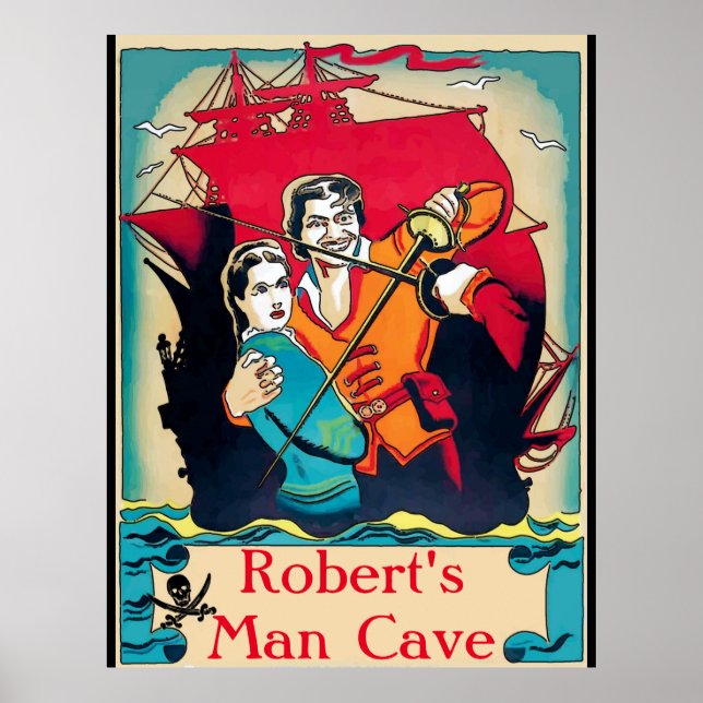 Poster Nom de la cave man (Devant)
