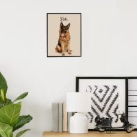 Nom de l'animal de compagnie personnalisé et affic