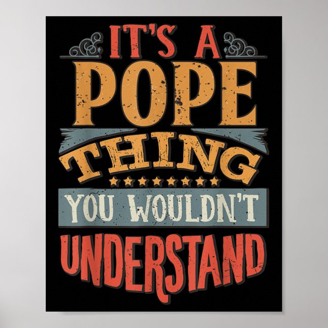 Poster Nom du pape _2  (Devant)
