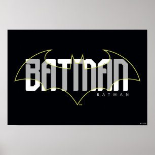 Poster Nom Hi-Tech Graphique de Batman