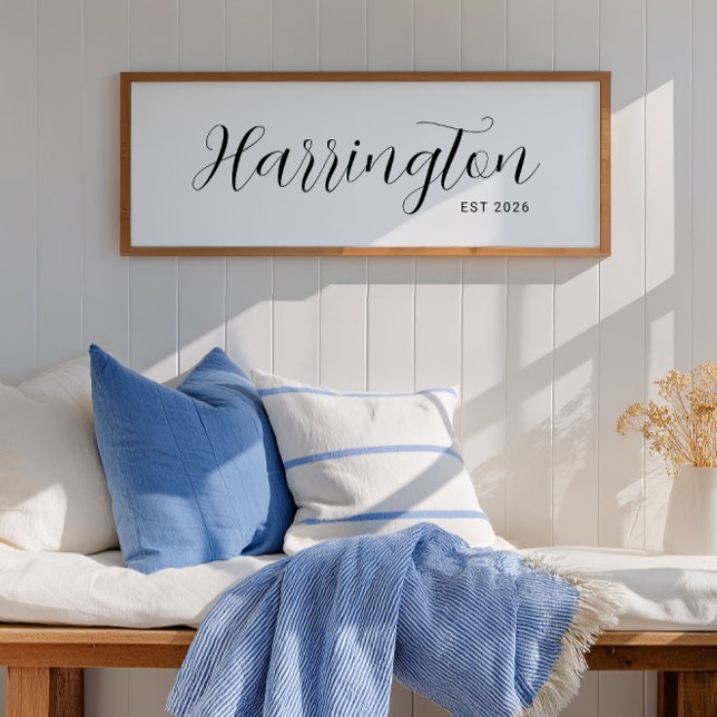 Poster Nom personnalisé Imprimer Nouveau Domicile Proprié (Créateur téléchargé)