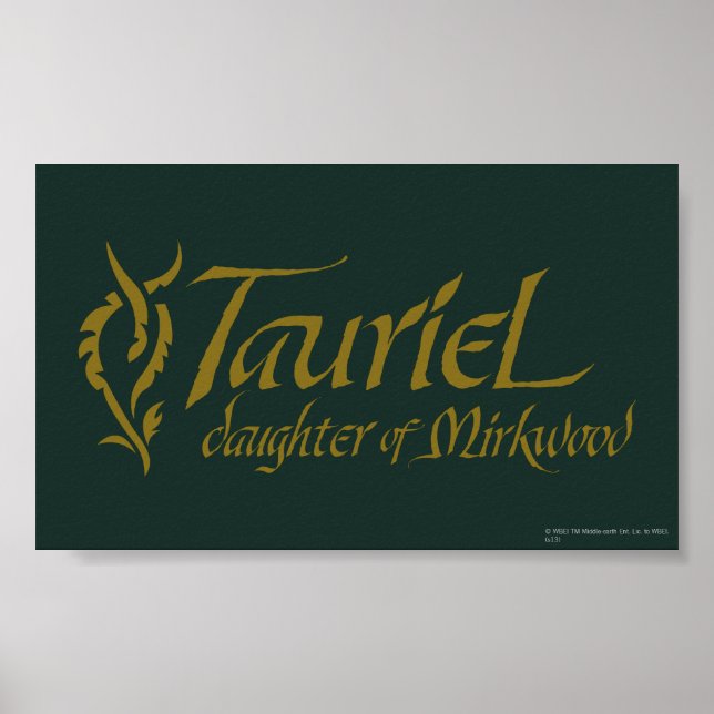 Poster Nom TAURIEL™ (Devant)