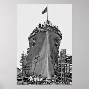 Poster Nommer la cérémonie pour BB-39 :  USS Arizona