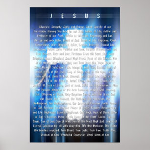 Poster Noms de l'agneau