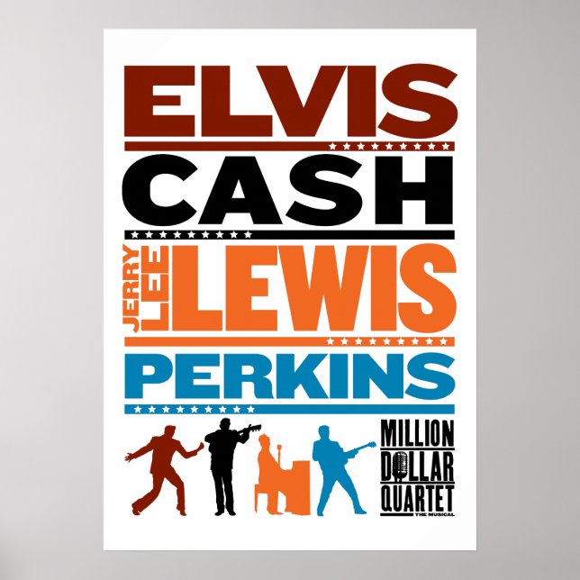 Poster Noms de quatuor de millions de dollars (Devant)