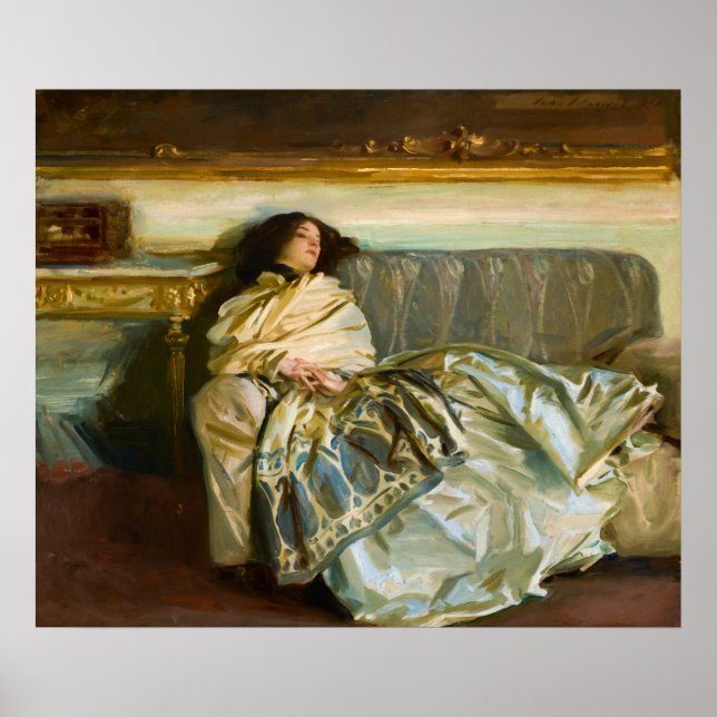 Poster Non chaloir. Repose, 1911 par John Singer Sargent (Devant)