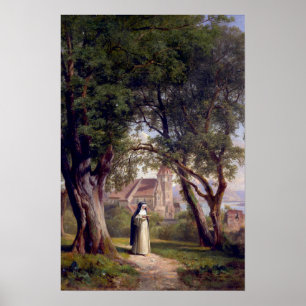 Poster nonne solitaire