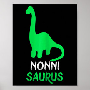 Poster Nonni-saurus Dino Dinosaure Nonnisaurus