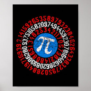 Poster Nope Pi Day Drôle Masque Visage Enseignant Quaran 