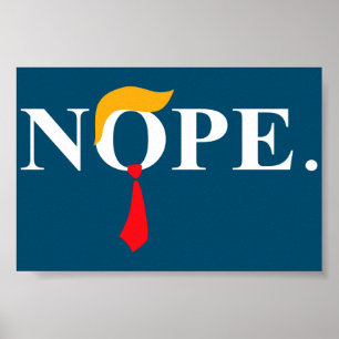 Poster Nope Trump