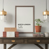 Nord de Londres Lilywhite - Bordure blanche