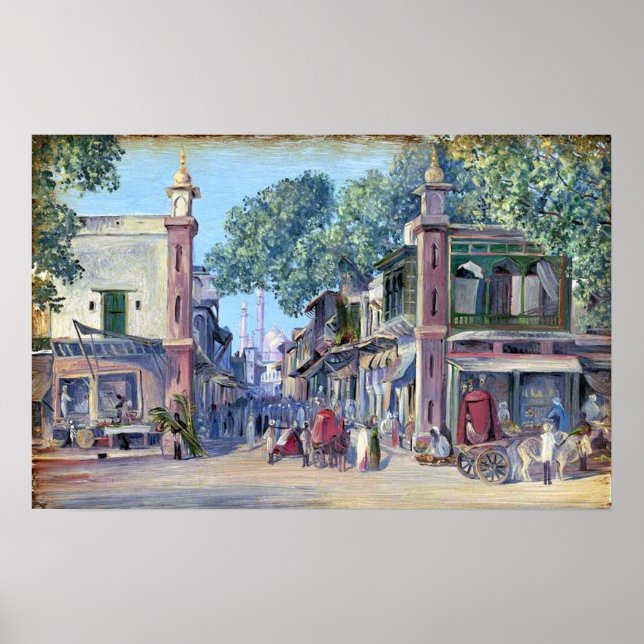 Poster Nord - La Rue Du Sang, Delhi, 1880 (Devant)