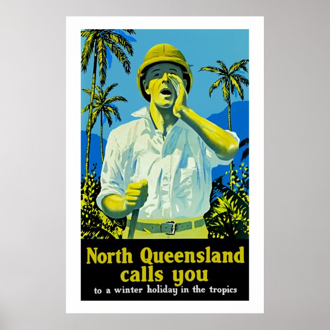 Poster Nord-Queensland vous appelle (Devant)