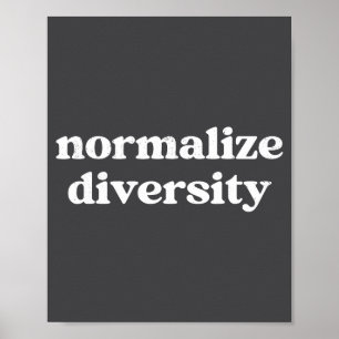 Poster Normaliser la diversité