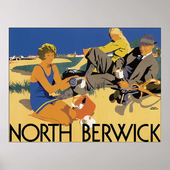 Poster North Berwick (Devant)