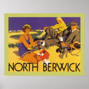 Poster North Berwick (canvas)