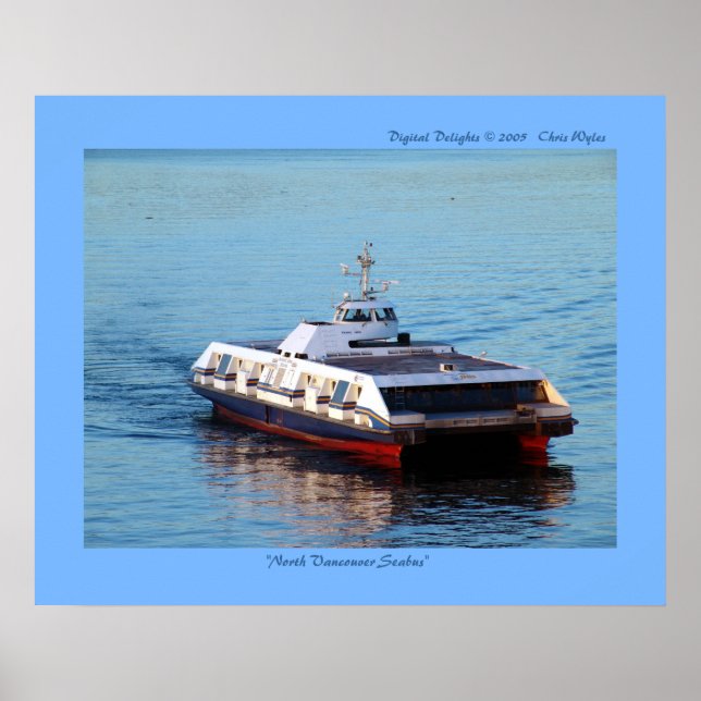 Poster "North Vancouver Seabus" (Devant)