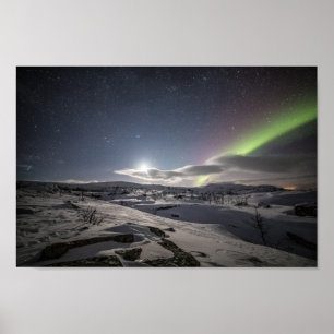 Poster Northern Lights North Norvège