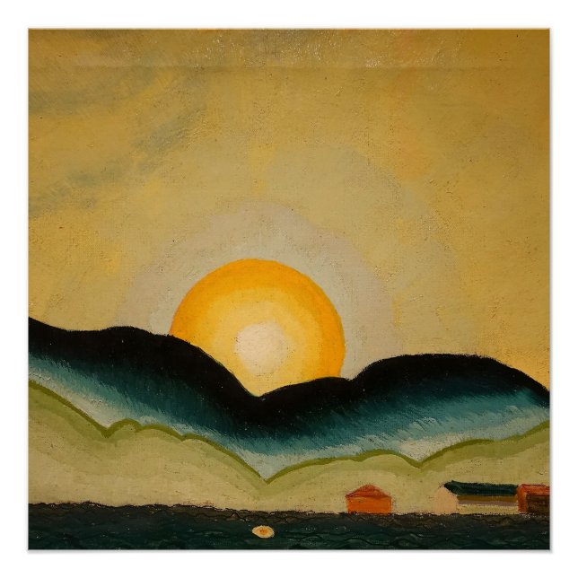 Poster Northport Harbour (1929) Arthur Dove (Devant)