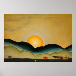 Poster Northport Harbour (1929) Arthur Dove Canvas Imprim