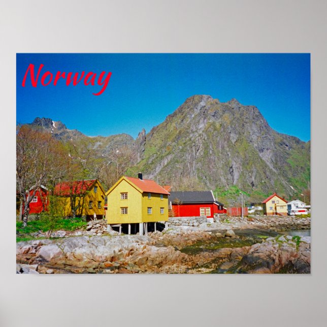 Poster Norvège (Devant)