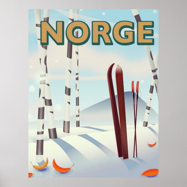 Poster Norvège (Devant)