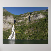 Norvège, Geirangerfjord (UNESCO), Geiranger.