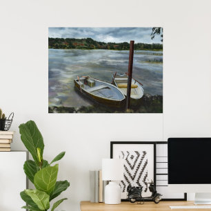 Poster Norvégien Lakeside