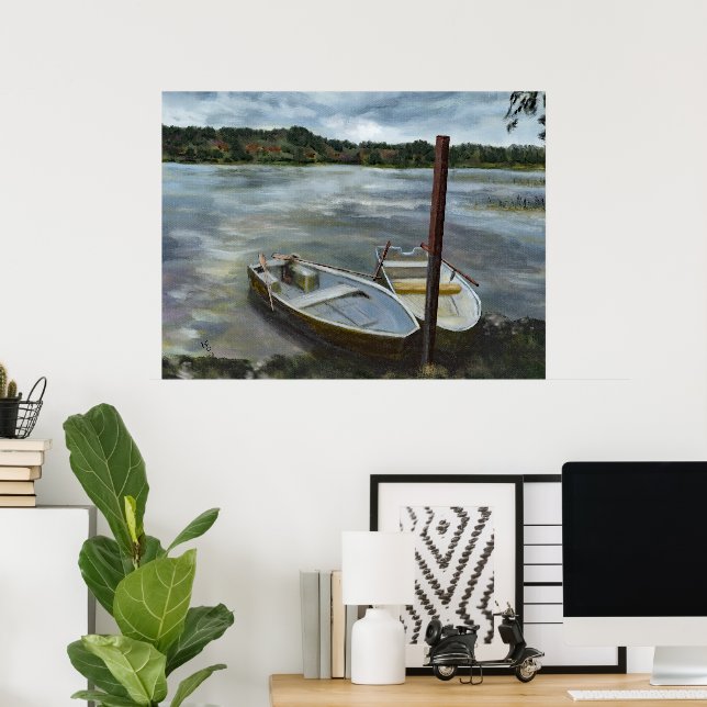 Poster Norvégien Lakeside (Bureau à domicile)