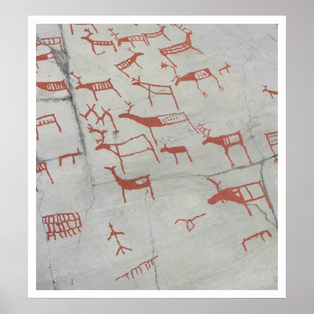 Poster Norvégien Rock Alta Fjord (Devant)