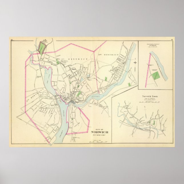 Poster Norwich (Devant)