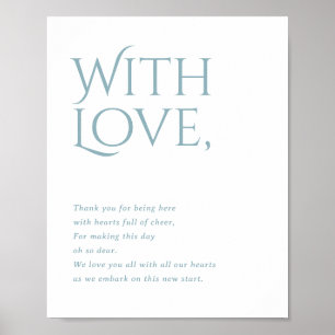 Poster Norwich Mariage Merci pour assister au panneau