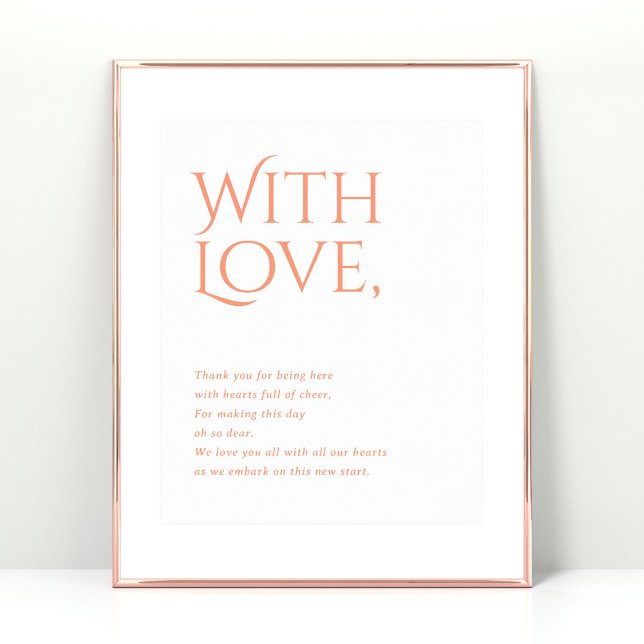 Poster Norwich Mariage Merci pour assister au panneau (Créateur téléchargé)