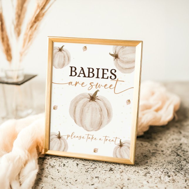 Poster Nos Petits Bébés Citrouilles Anniversaires Sont Do (Créateur téléchargé)