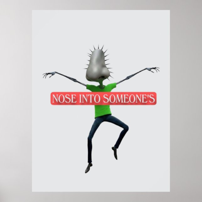 Poster Nosey business (Devant)