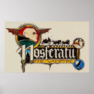 POSTER NOSFERATU THE VAMPYRE 1979 HORROR MOVIE