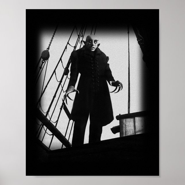 Poster Nosferatu Vampire Horreur Dracula Vlad Tepes Poste (Devant)