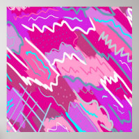 Nostalgie des années 90 Pop Art en Magenta