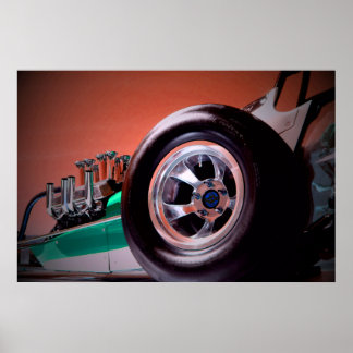 Poster Nostalgie Dragster