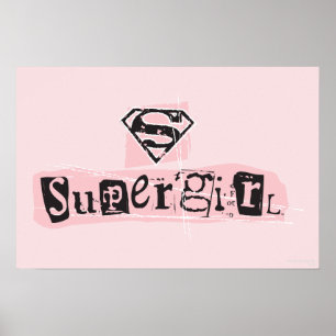 Poster Note de rançon du logo Supergirl