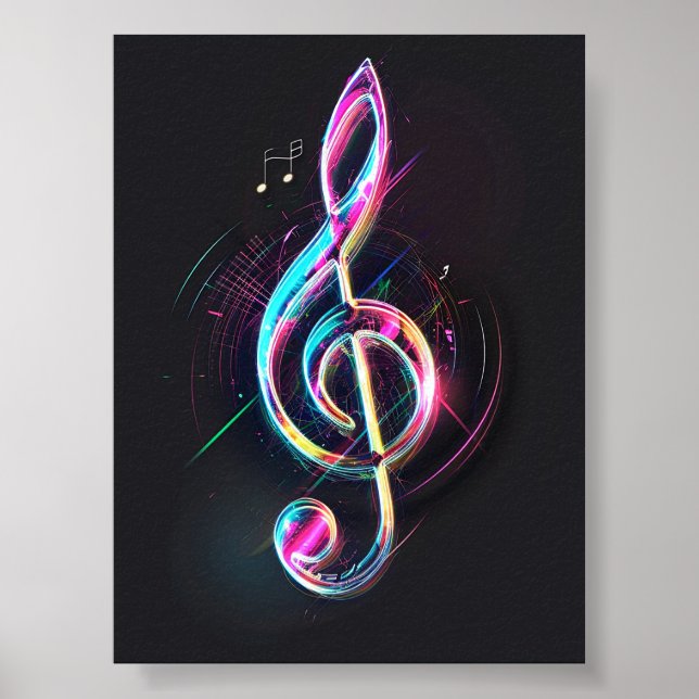 Poster Note musicale (Devant)