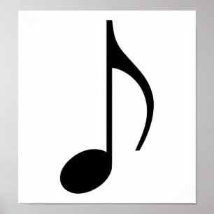 Poster Note musicale