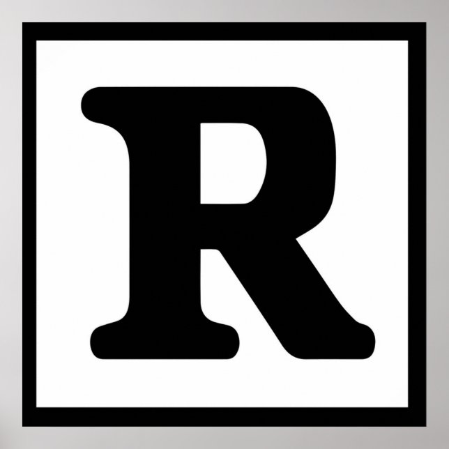 Poster Note R (Devant)