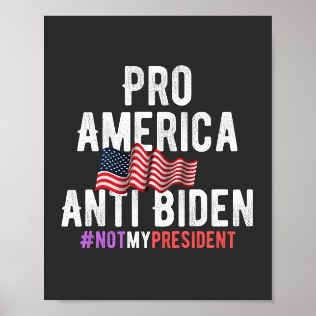 Poster #notmypresident (Devant)