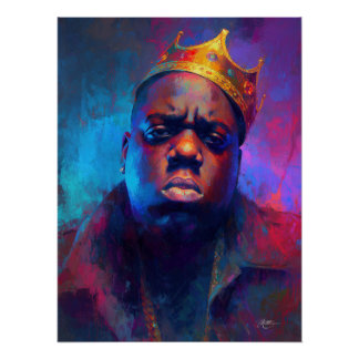 Poster Notorious B.I.G. – Le roi du hip-hop de Brooklyn